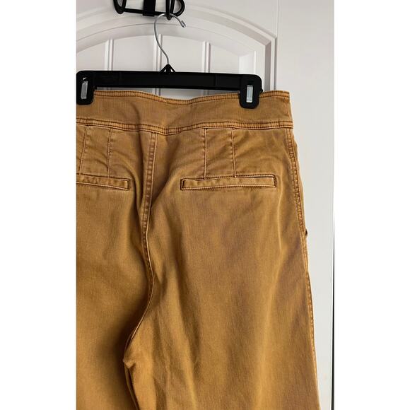 Free People Seamed Like The Real thing Straight Leg Trousers - Size 10 - Picture 4 of 7